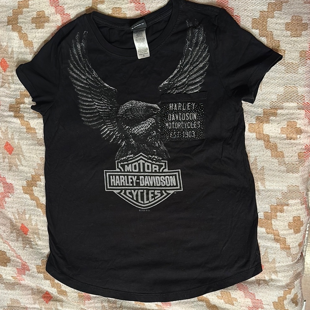 Harley-Davidson Black Graphic T-Shirt